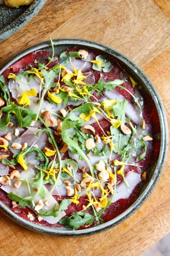 Carpaccio de boeuf à la truffe