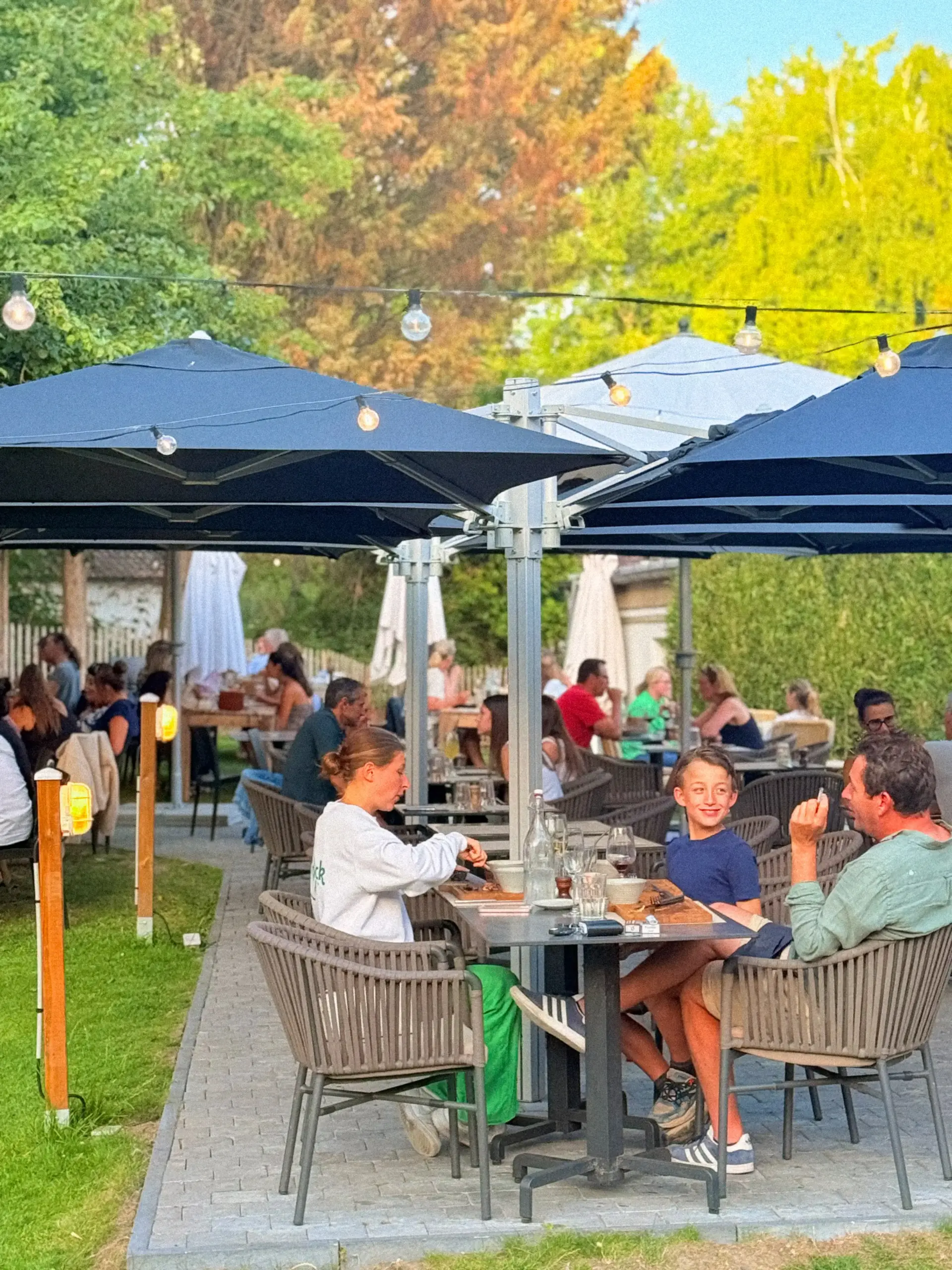 Photo de la terrasse du restaurant La Cabane du Septentrion